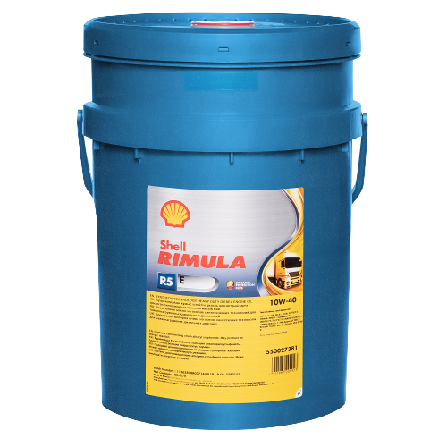Моторное масло SHELL 10W40 RIMULA R5 E, 20л